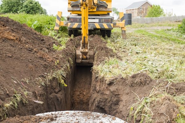 Drainage Trench Installation in Panama City Beach