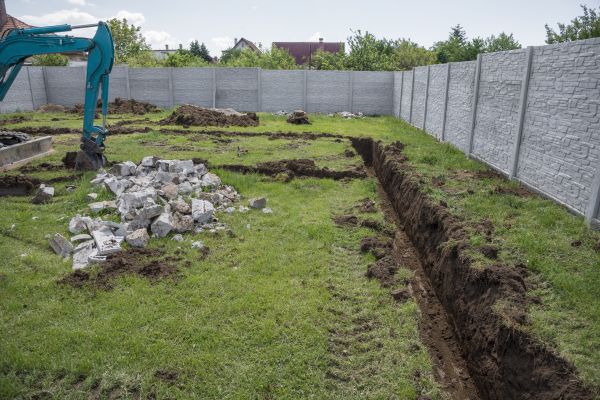 Yard Trenching in Panama City Beach