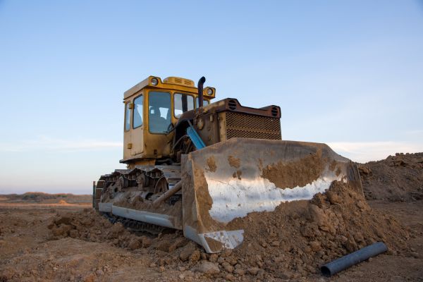 Bulldozer Land Grading in Panama City Beach