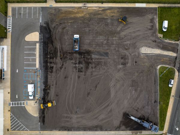 Parking Lot Excavation in Panama City Beach