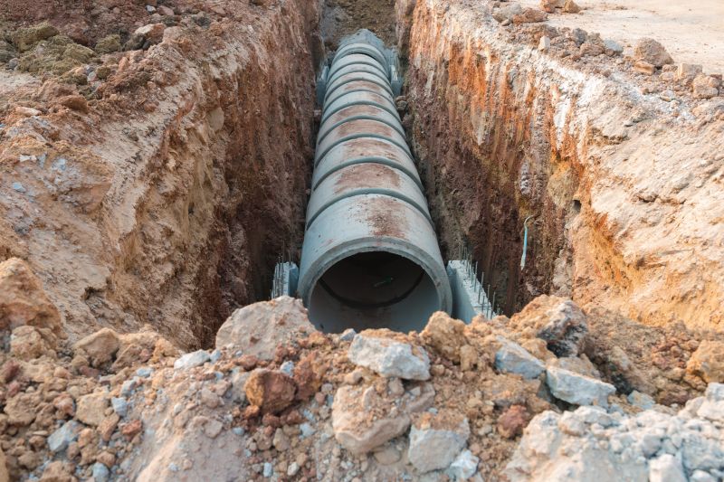Sewer Line Trenching